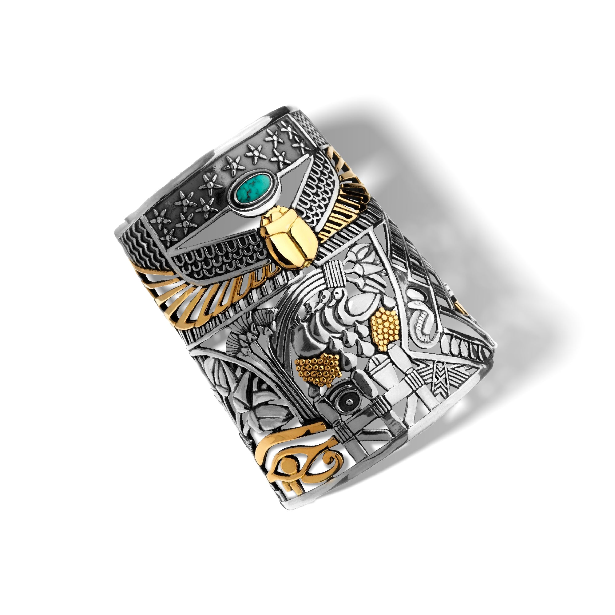 The Pharaonic Tale' Cuff Bracelet