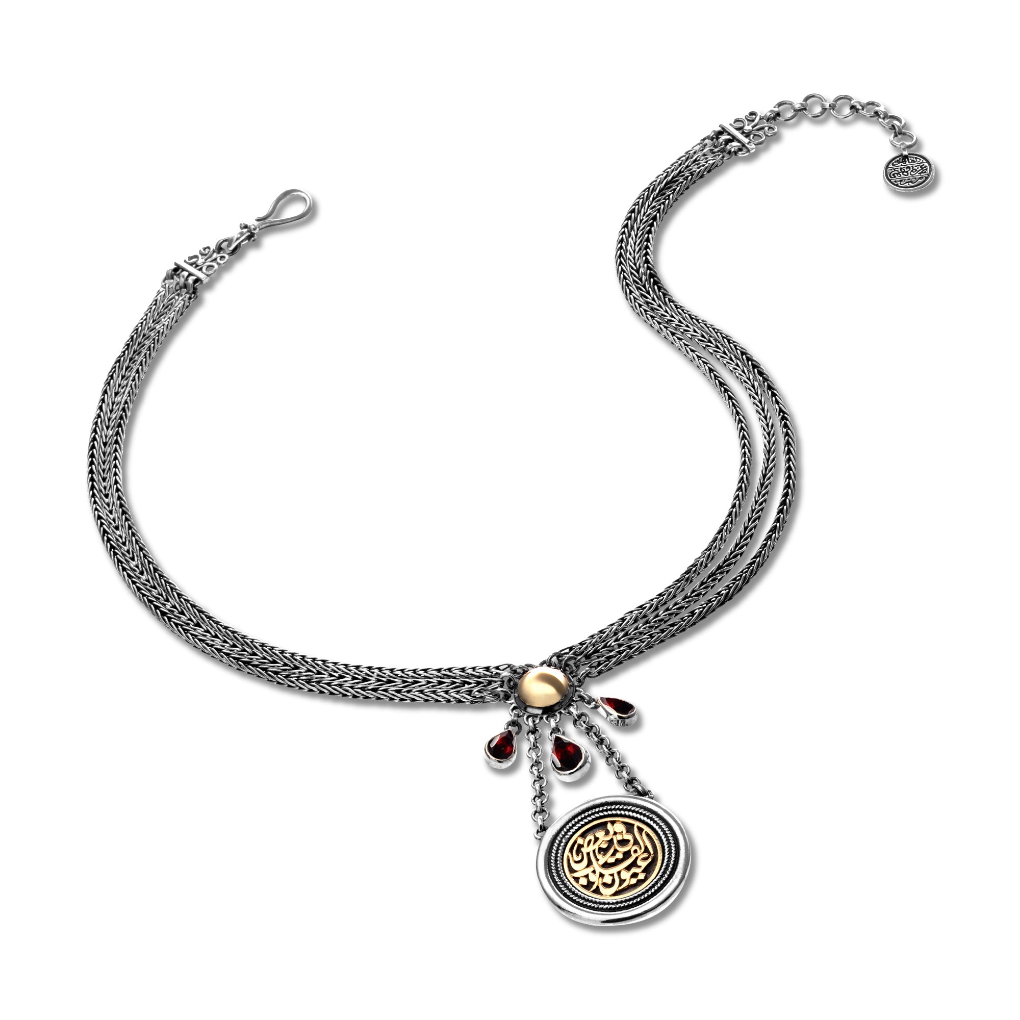 Multi-Layered Calligraphy Necklace