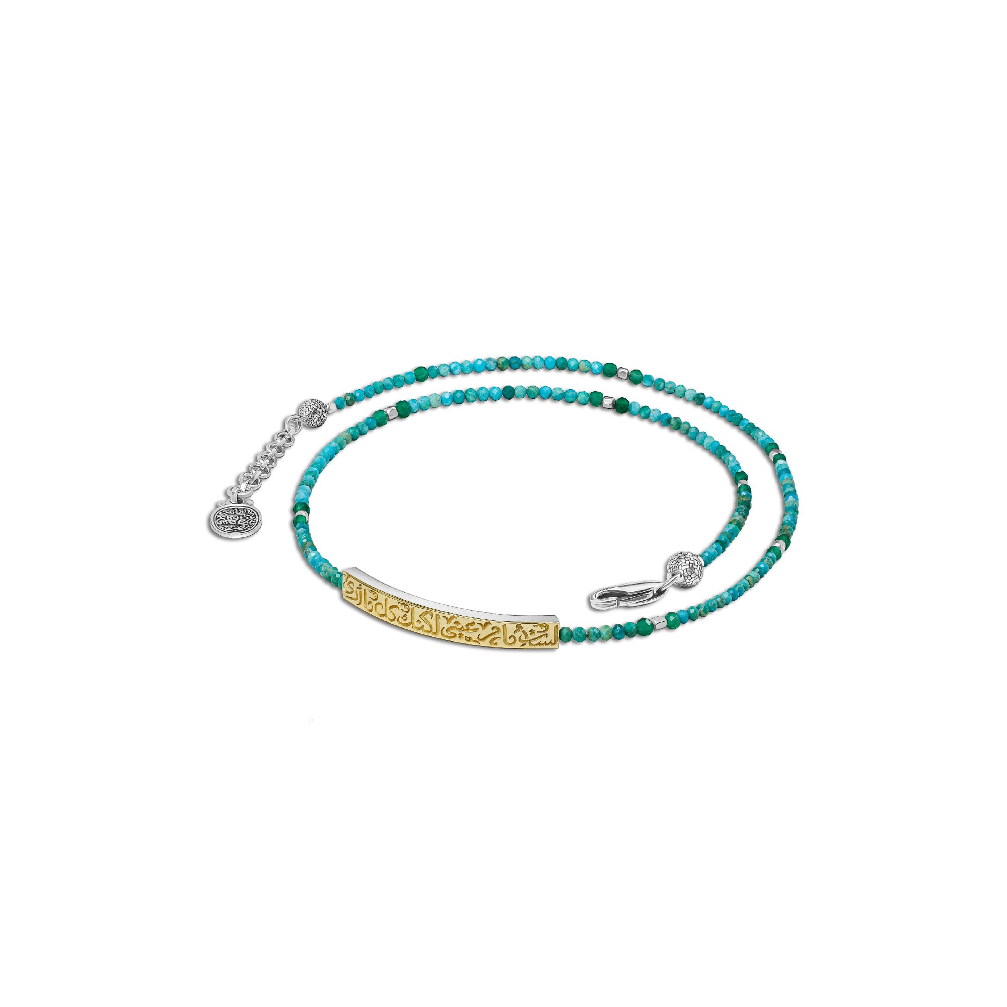 إسوارة الشعر مزينة بالأحجار