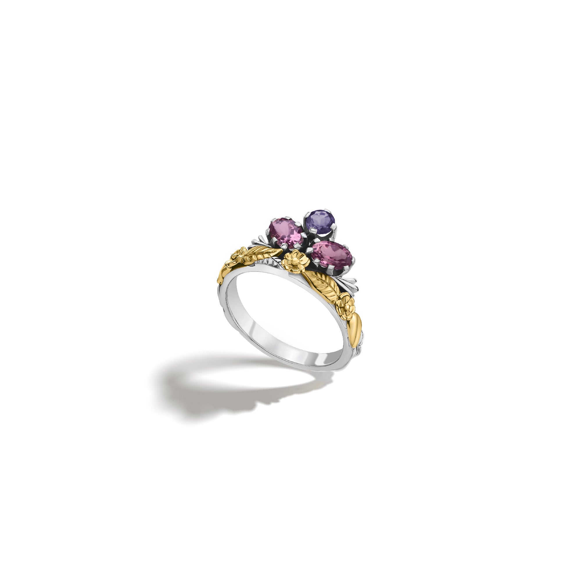 Stone Floral Ring