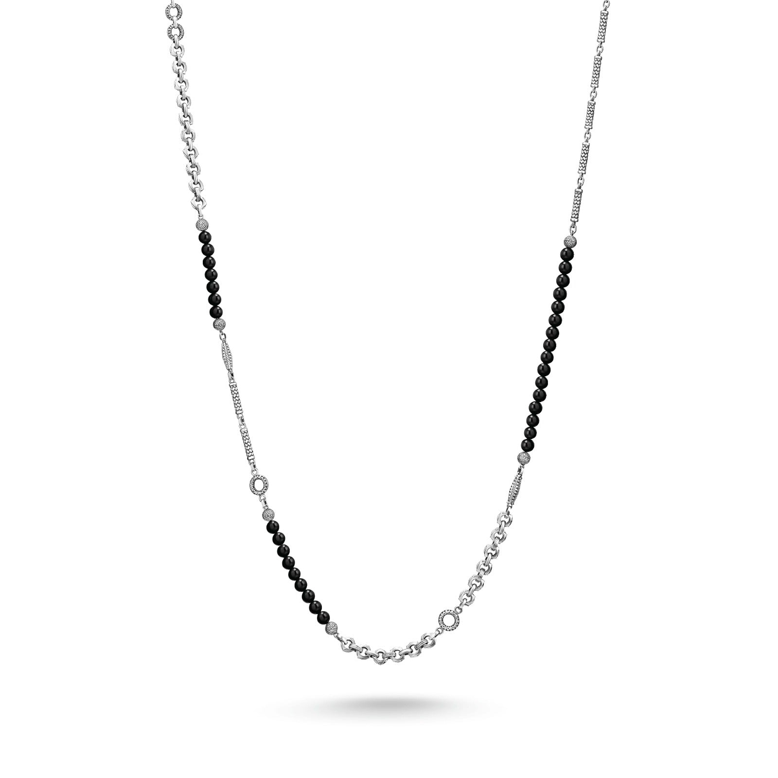 Multi-Chain Beaded Necklace