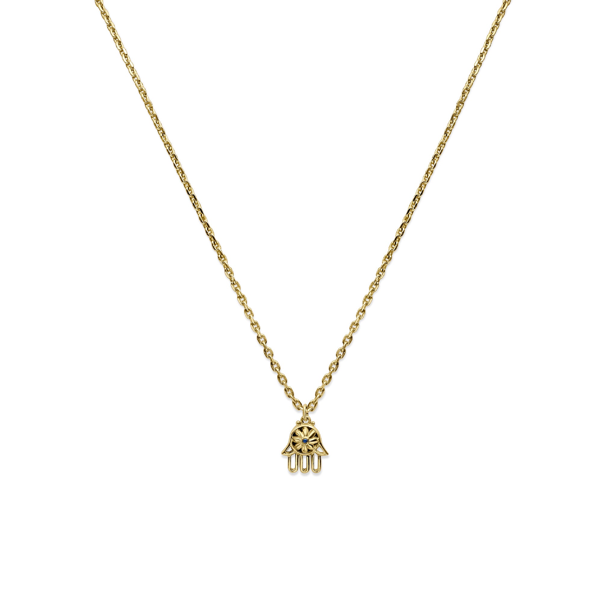 قلادة الكف الزهري