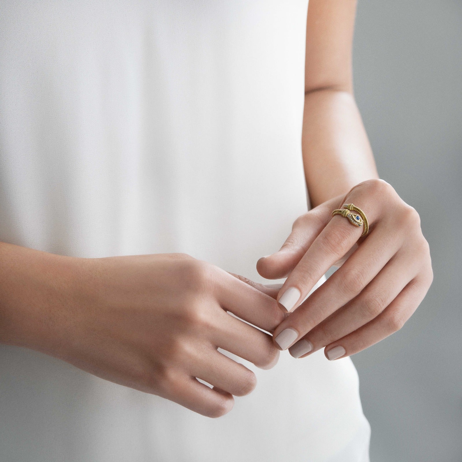 Wrap Around Snake ring