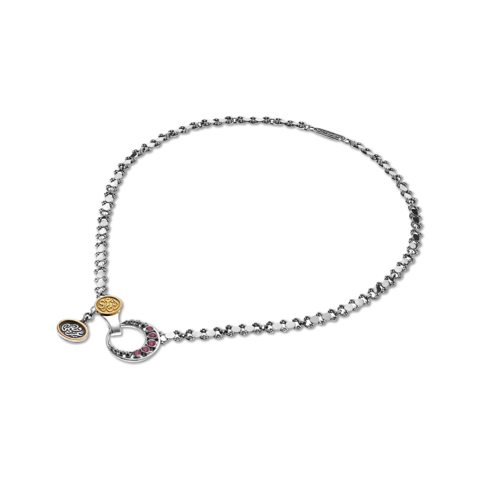 Eternity Crescent Necklace