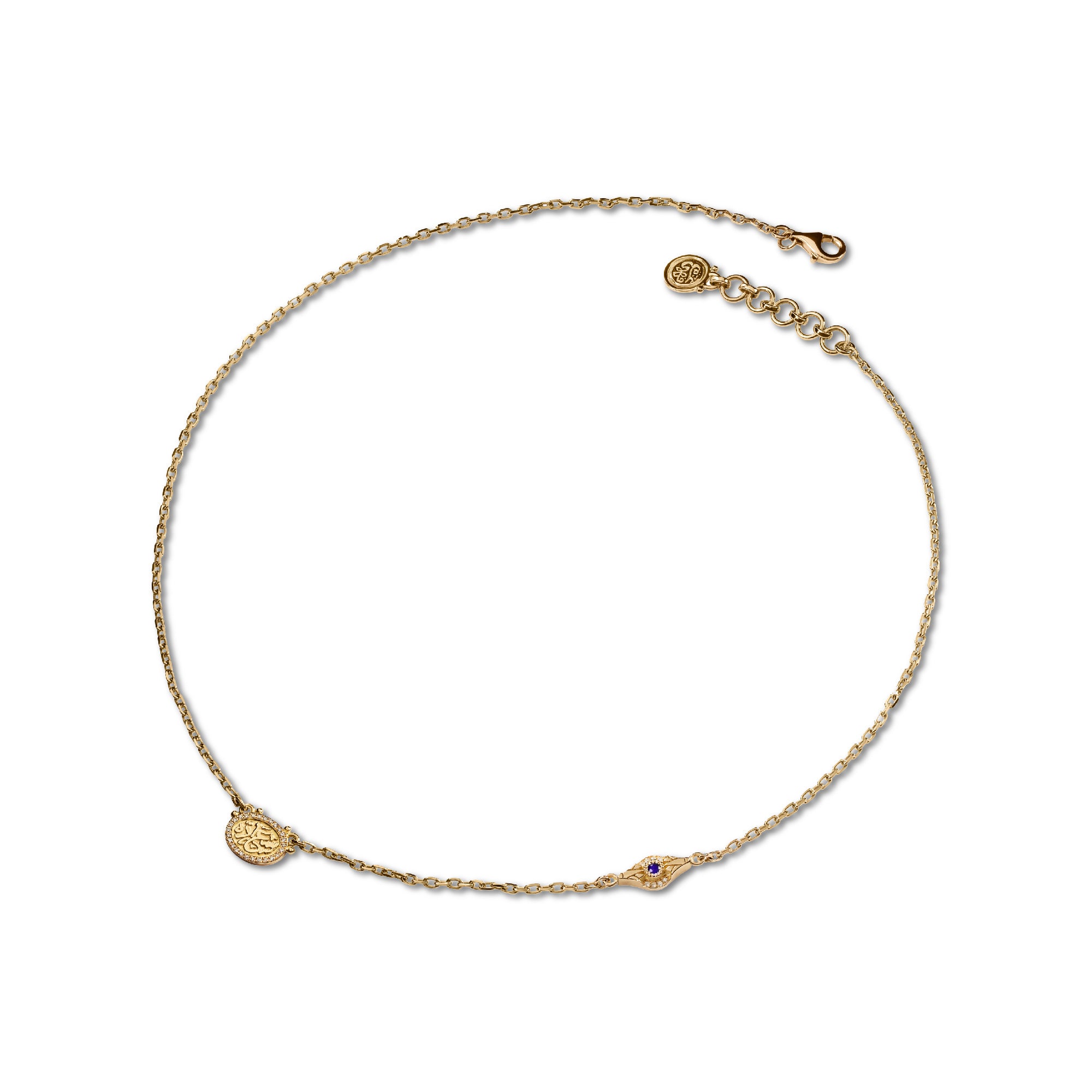 قلادة السعادة الذهبية