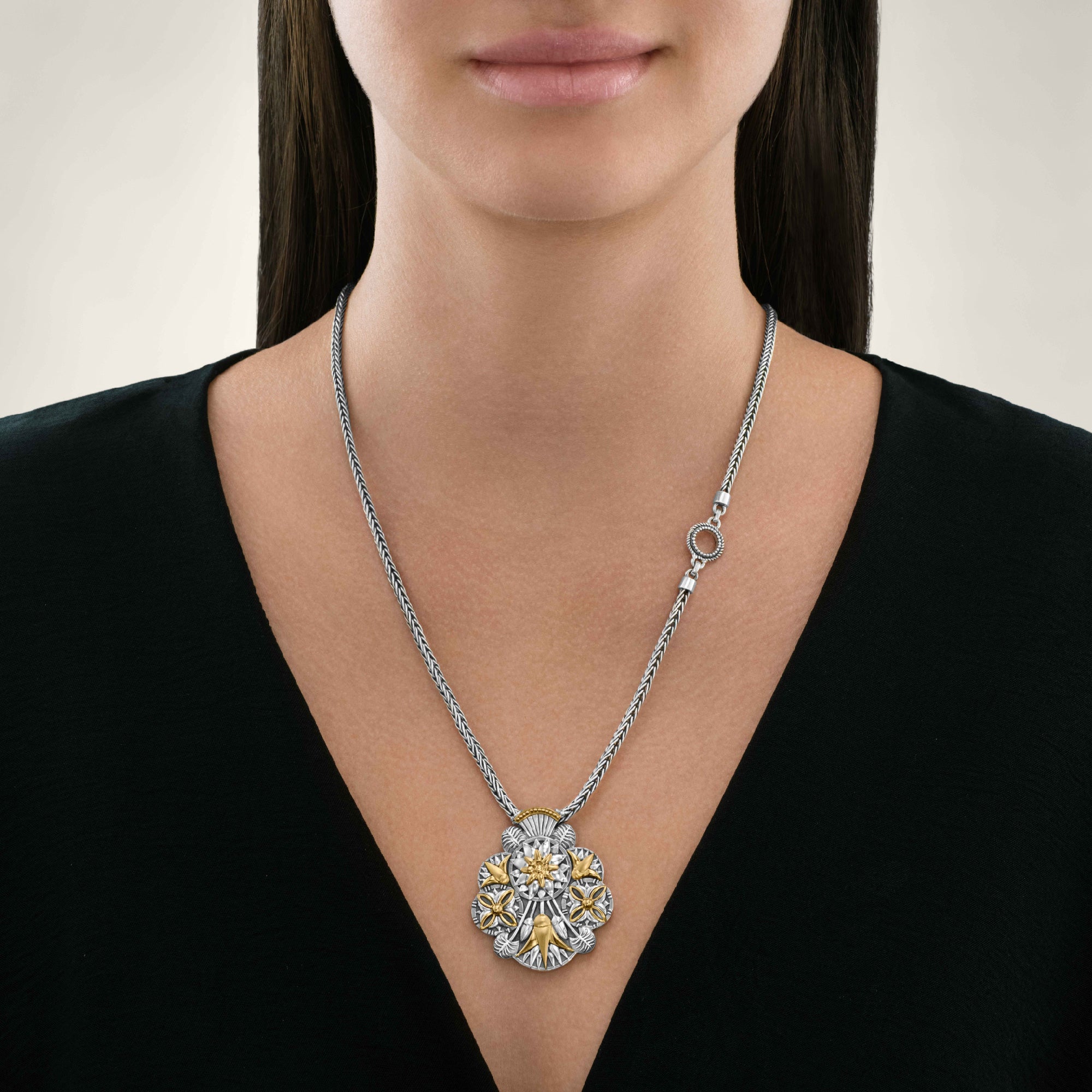 Lotus Bouquet Necklace