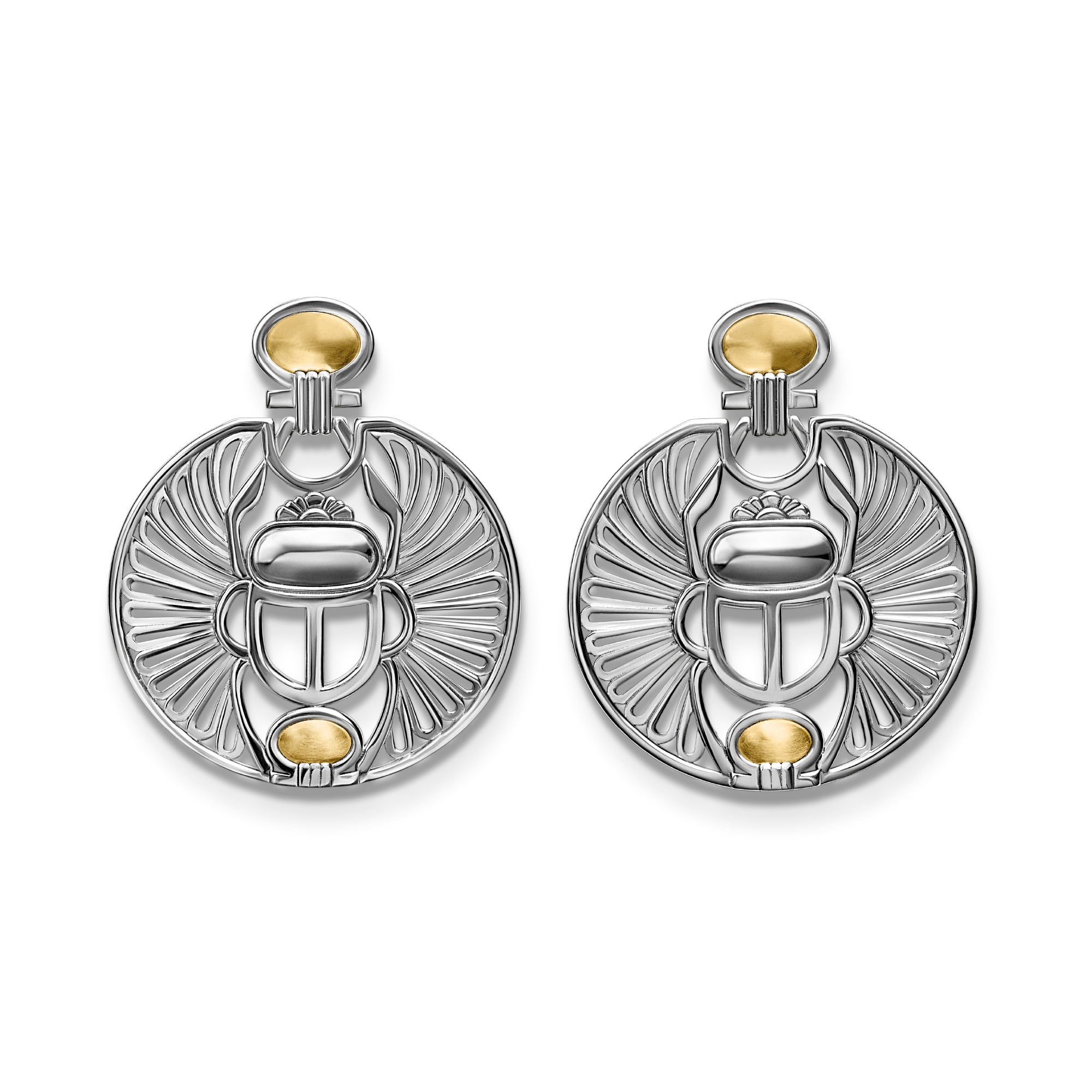 Eternal Scarab Earrings
