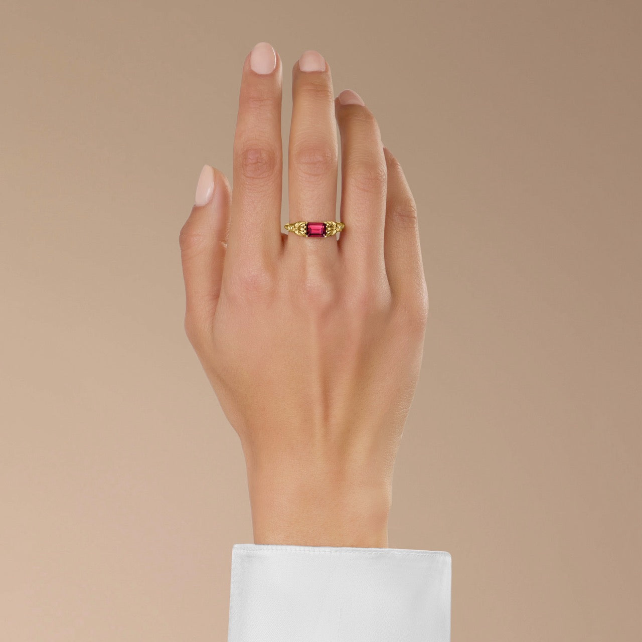 Daisy Gemstone Ring