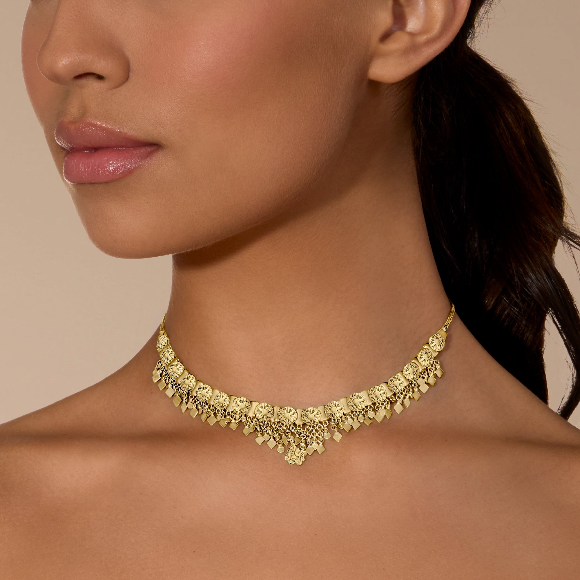 Gold Garden of Happiness Choker