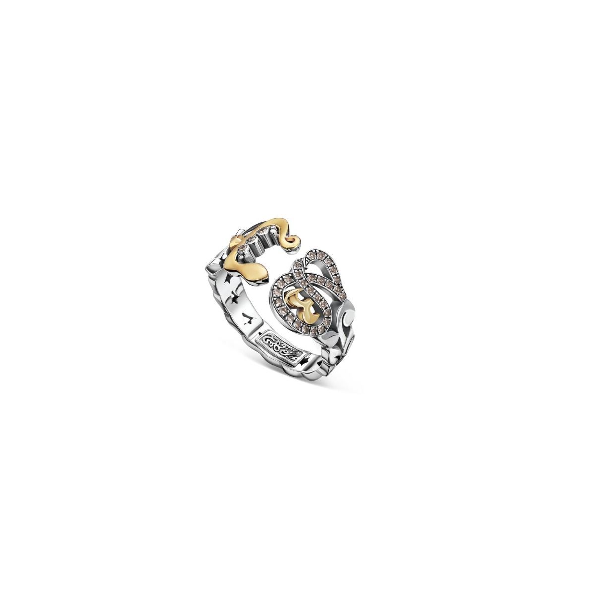 Three Quarter Love Ring by Azza Fahmy - Designer Rings